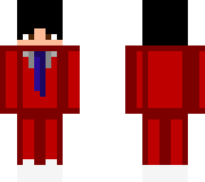 emo skin happy red