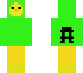 green hoodie duck