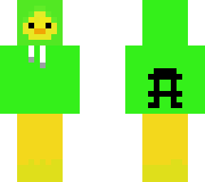 green hoodie duck