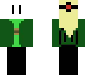 green masked girl