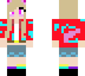 i made my cute gamer girl into a cat gamer!!!