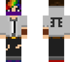 magical rainbow haired gamer