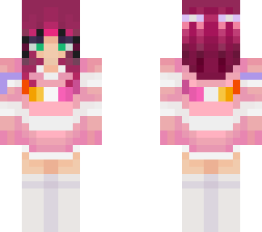 pretty party girl (magenta hair)