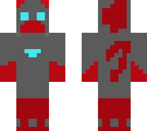 red gray suit