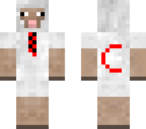sheep with tie