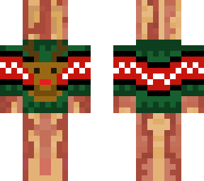bacon with a ugly christmas sweater
