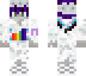 bea ghost skin with purple hair