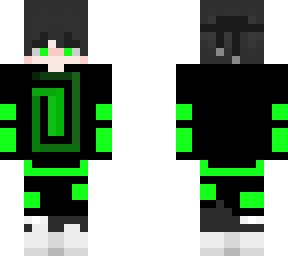 black and green swirley