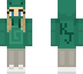 blonde girl in karl hoodie