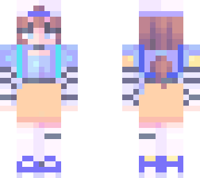 blue girl