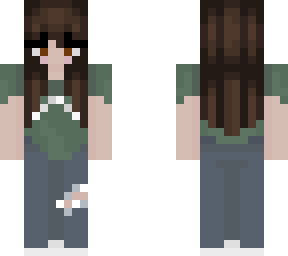 brown haired female