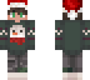 christmas green sweater boy