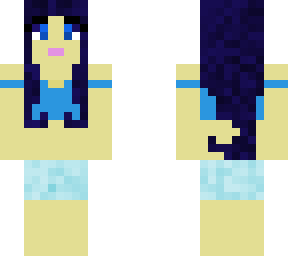 free blue girl