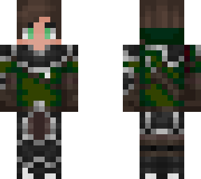 green boy in green armor