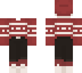 holiday sweater w beanie!