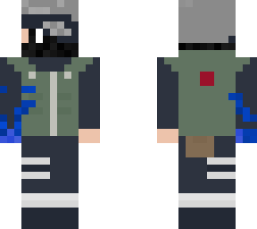 kakashi hatake with chidori, and headband over eye (updated)