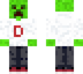 white hoodie creeper