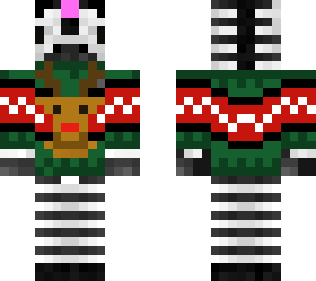 zebra with sweater