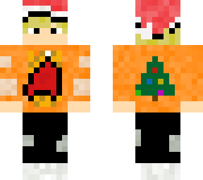blonde christmas boy