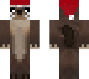 christmas otter baby