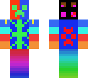 color skin with creeper mask