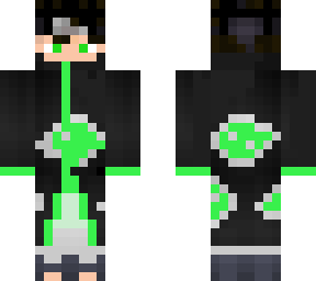 green akatsuki, green eyes, dark brown hair