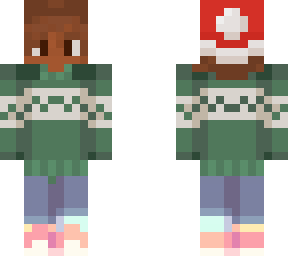 green christmas sweater