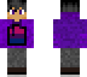 it’s me wearing my favorite hoodie with the bi flag