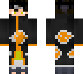 orange akatsuki, sith eyes, dark brown hair