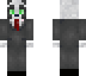 pandaman, green eyes