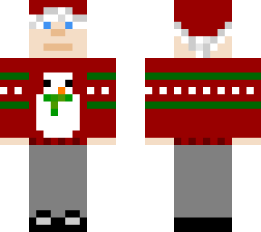 person in a christmas jumper