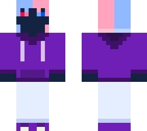 pink and blue enderman :)