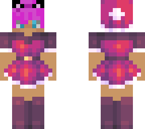 pink haired christmas boy uwu