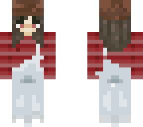 red blue brown girl