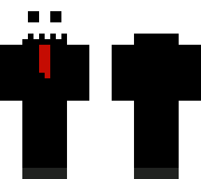 skeleton in a suit