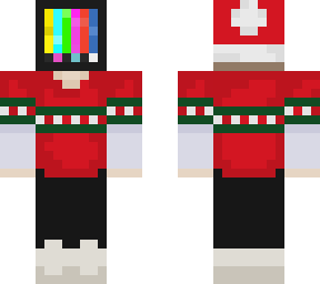 tv head christmas