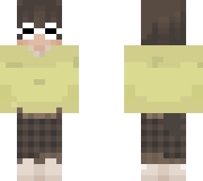 yellow sweater