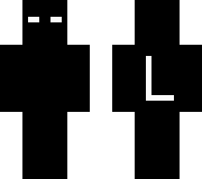 black dud with an l on his back