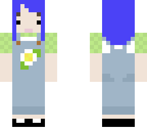 blue hair avatar