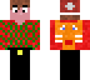 christmas hat / fox on the back :)