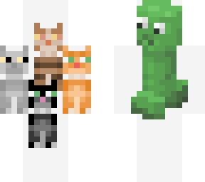 creeper vs cats