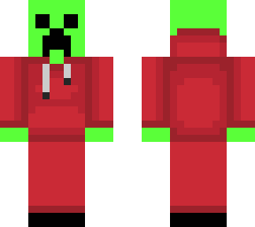 creeper with hoodie
