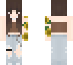 flower arm girl