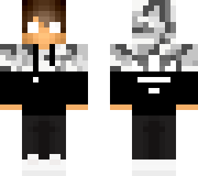 herobrine winter camo hoodie