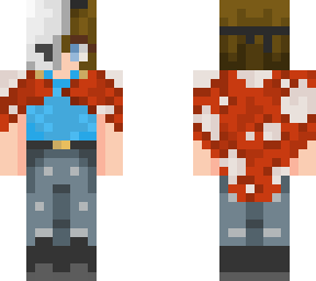 Mushroom bunny mask | Minecraft Skin