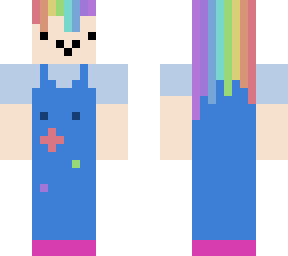 pastel rainbow derp kid