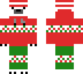 polar bear christmas skin