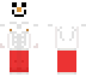 sexy snowman with pants and undies