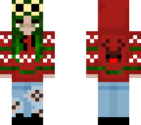 spaceykate christmas skin