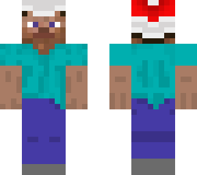 steve with santa hat